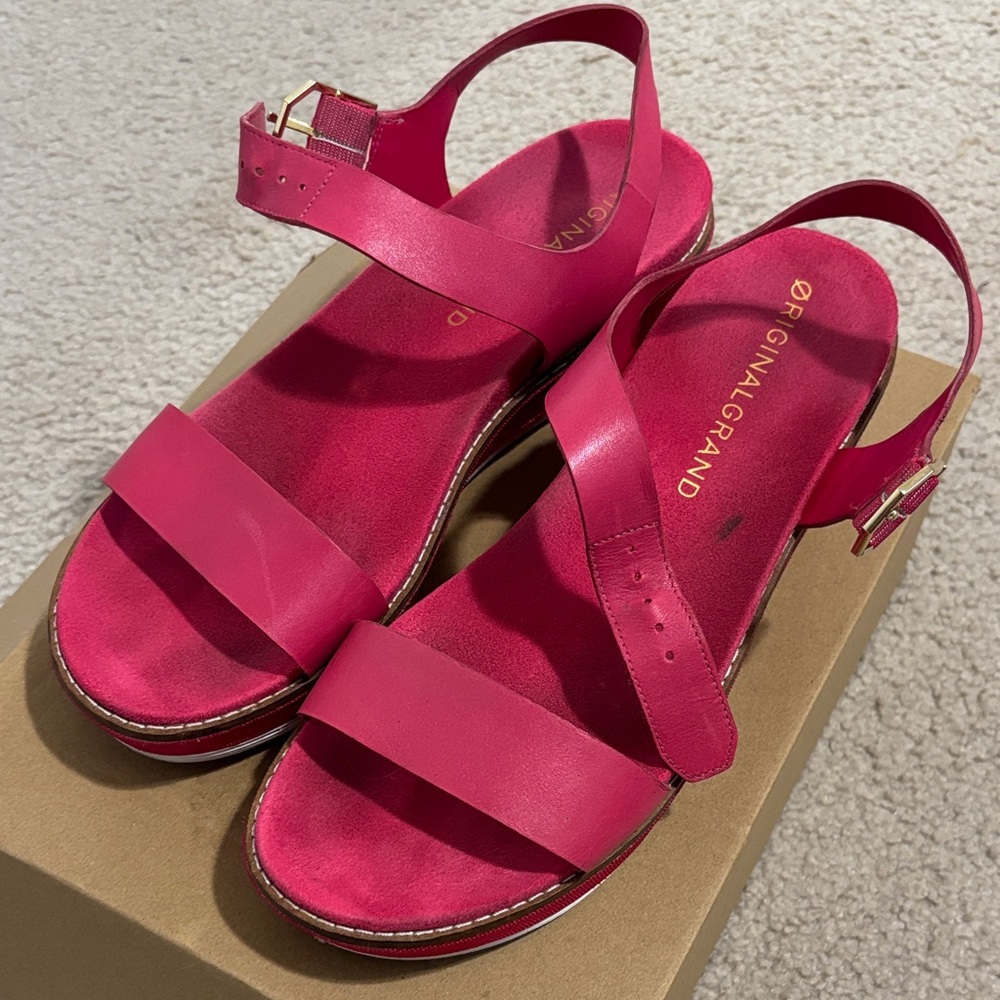 Cole Haan Fuchsia Sandals for Women size 8